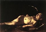 Sleeping Cupid by Caravaggio